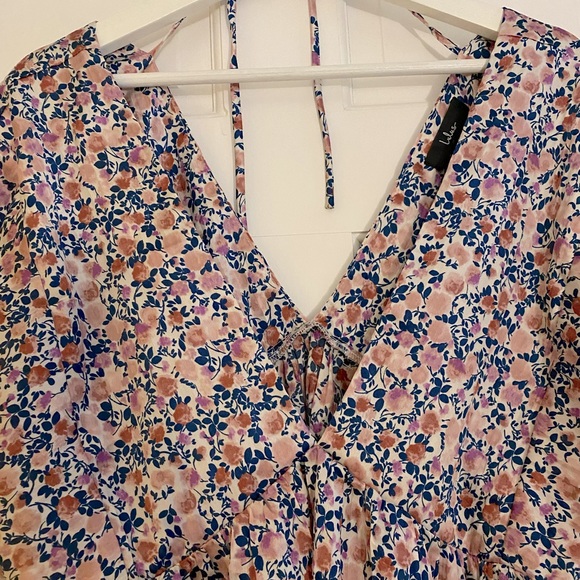 LuLus V Neck Flow Dress - Picture 6 of 6